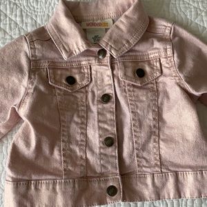 Wonder Kids pink metallic shimmer jacket